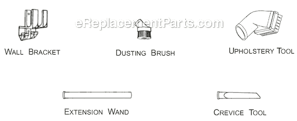 Page B Diagram and Parts List for M08230X  Dirt Devil Hand Vacuum